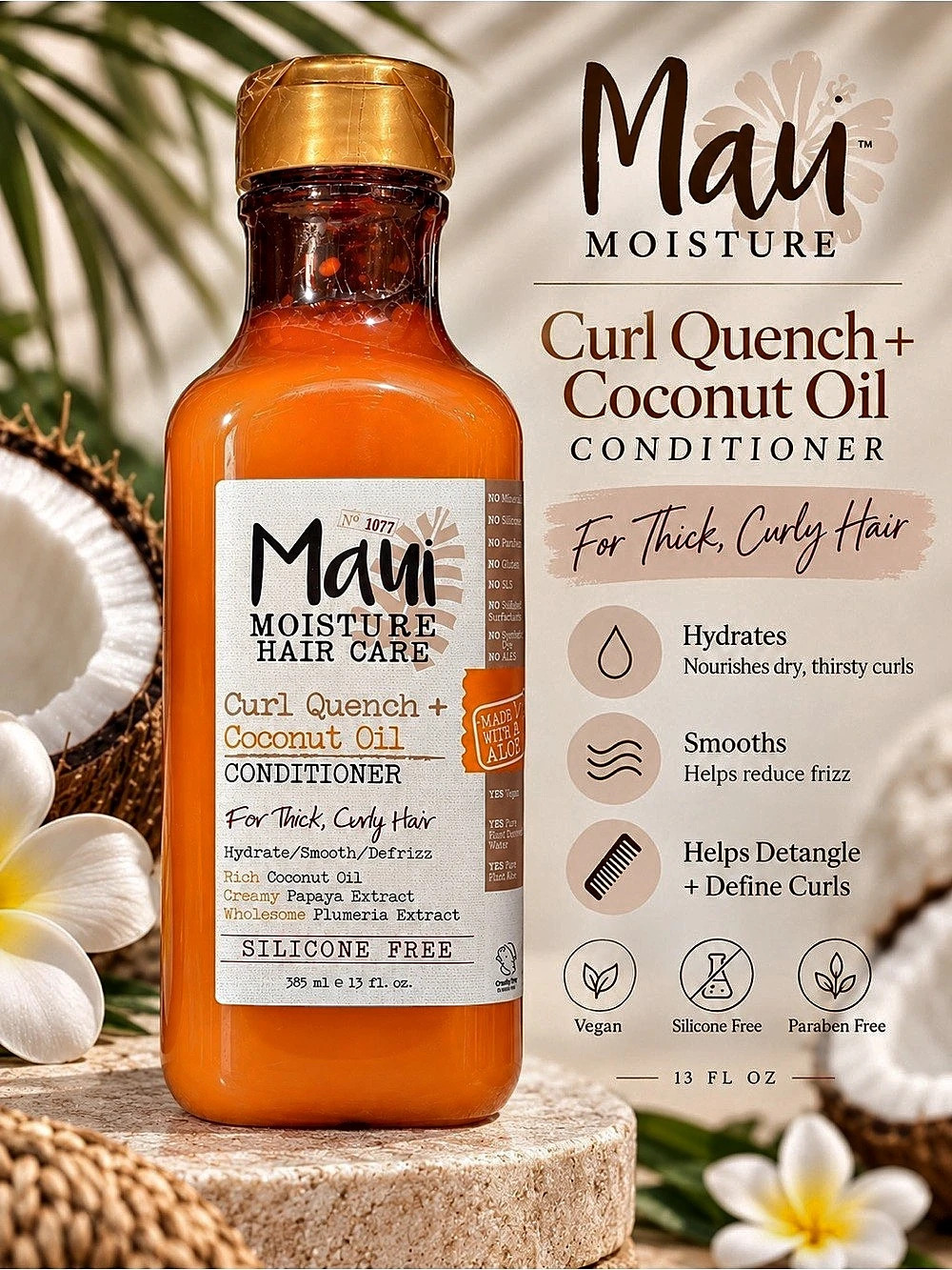 Maui Moisture Curl Quench + Coconut Oil Conditioner
